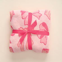 Load image into Gallery viewer, Cozy Dreams Luxe Blanket-Blushing Bows Pink
