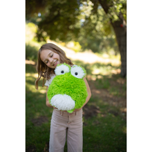 Load image into Gallery viewer, Soft Fluff Ball Fluffees Frog Plushie
