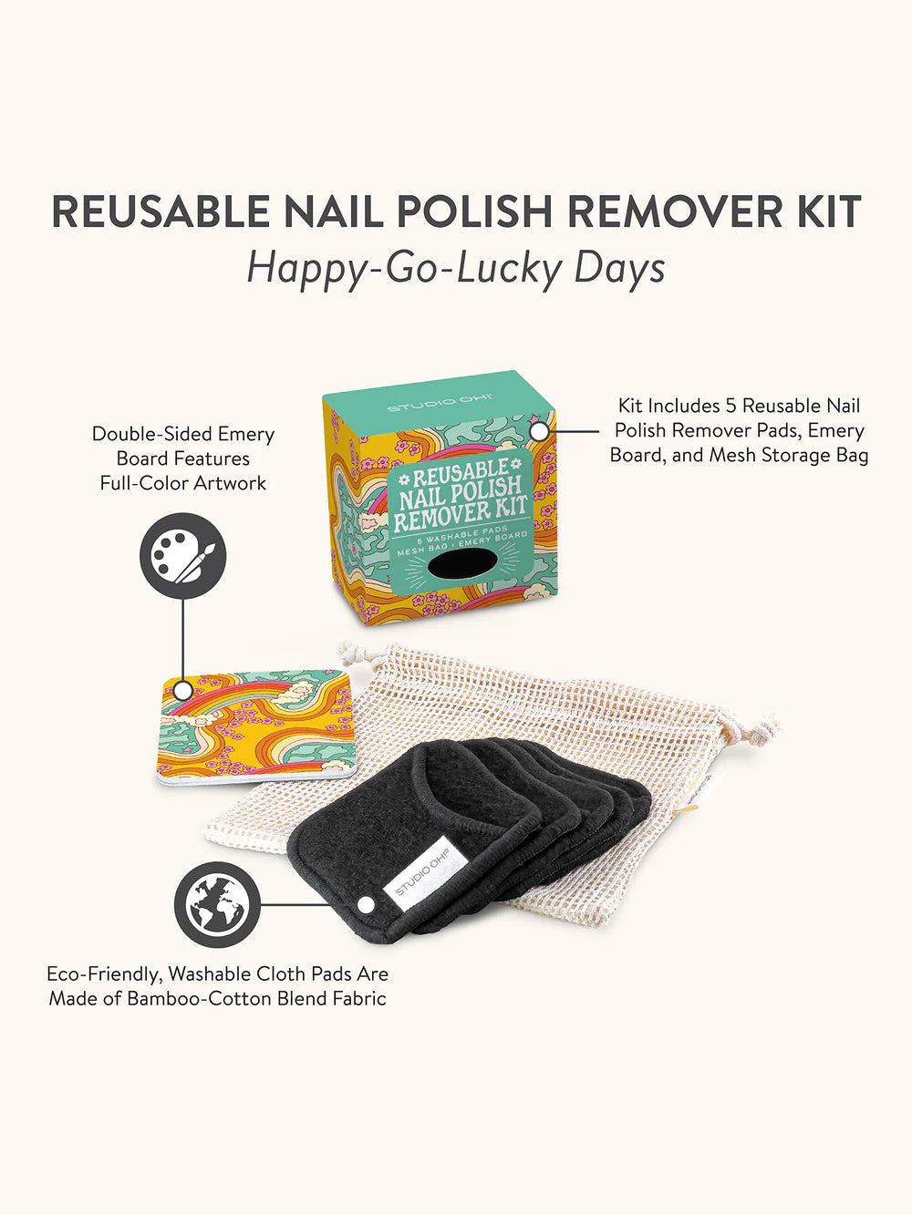 Reusable Nail Polish Remover Kit