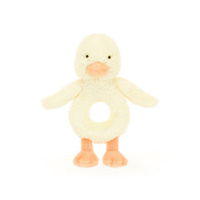 Load image into Gallery viewer, Bashful Duckling Ring Rattle
