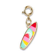 GOLD RG SURFBOARD CHARM