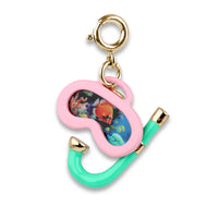 GOLD REBEL GIRLS SNORKEL CHARM