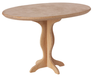 Oval table, Mini - Nature