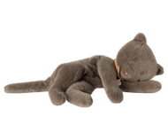 Sleeping kitten plush, Medium - Grey