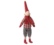 Pixy, Size 1 - Boy - Red checkered shirt