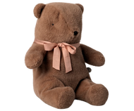 Teddy bear plush, Medium - Soft brown