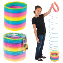 Load image into Gallery viewer, Jumbo Rainbow Coil Spring
