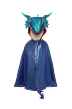 Load image into Gallery viewer, Azure The Metallic Dragon Cape | Size 5-6
