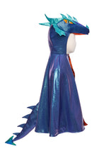 Load image into Gallery viewer, Azure The Metallic Dragon Cape | Size 5-6
