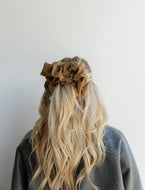 JUMBO SCRUNCHIE COOL BROWN