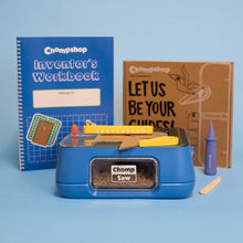 Load image into Gallery viewer, Maker Bundle (ChompSaw, Table Accessories, Inventor's Workbook, Hole Punch &amp; Scoring Tool)
