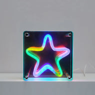 Neon Art Wall & Desk Sign-Star  Mini