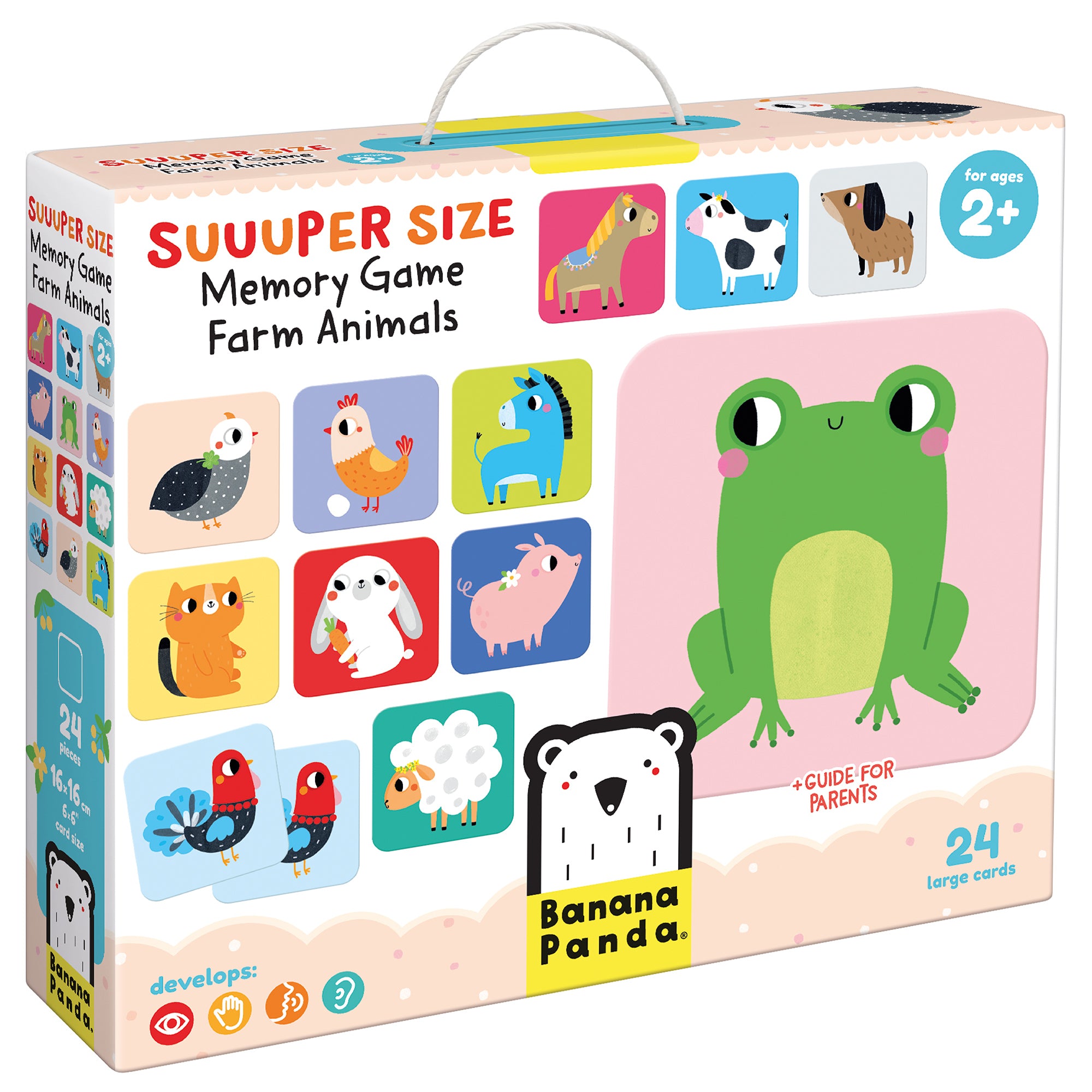 Suuuper Size Memory Game Farm Animals – AkCrazyCollector