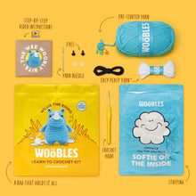 Load image into Gallery viewer, Willis the Rhino Crochet Kit
