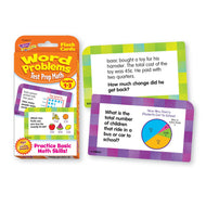 Word Problems Test Prep Math, Grades 1-3 Challenge Cards