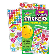 Sparkly Stars, Hearts, & Smiles Sticker Pad