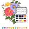 Watercolor Pocket Set of 12 - Floral Colors