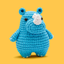 Load image into Gallery viewer, Willis the Rhino Crochet Kit
