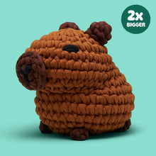 Load image into Gallery viewer, Hugh the Capybara Extra Squeezy Crochet Kit
