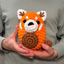 Load image into Gallery viewer, Soli the Red Panda Extra Squeezy Crochet Kit
