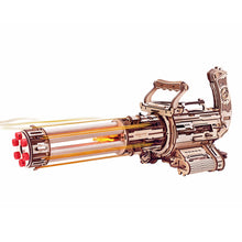 Load image into Gallery viewer, ROKR Rotating-Barrel Machine Gun 3D Puzzle Kit
