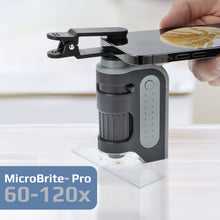 Load image into Gallery viewer, Pocket Microscope &amp; Smartphone Adapter Clip, for Digiscoping
