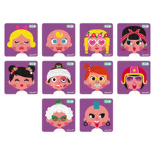 Load image into Gallery viewer, Magneti'book - Girl's Crazy Faces
