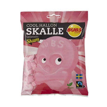 Load image into Gallery viewer, BUBS Godis: Cool Raspberry Foam Skulls

