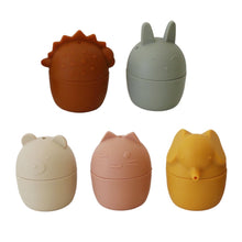 Load image into Gallery viewer, Animal Mold Free Silicone Bath Toy Set 
