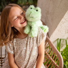 Load image into Gallery viewer, Shimmers Frog Plush 8"-10"H
