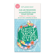Load image into Gallery viewer, Best Mom Ever Flowers Car Air Freshener
