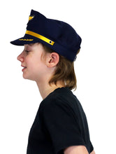 Load image into Gallery viewer, Jr. Airline Pilot Cap, Adj Youth Size
