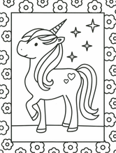 Load image into Gallery viewer, Stained Glass Coloring, Unicorns
