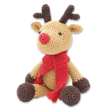 Load image into Gallery viewer, DIY Crochet Kit - Rudolf Reindeer
