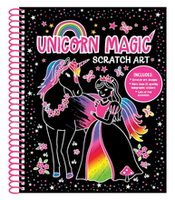 Load image into Gallery viewer, Unicorn Magic Scratch Art &amp; Stickers Activity Pad
