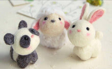 Load image into Gallery viewer, Japanese Mini Wool Animal Needle Felting DIY Kit
