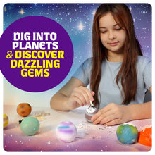 Load image into Gallery viewer, Galaxy Gem Dig Kit for Kids - Gemstones Digging Science Kit
