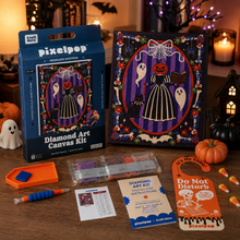 Load image into Gallery viewer, Halloween Diamond Art Kit | Headless Hostess | DIY
