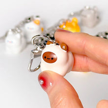 Load image into Gallery viewer, Kawaii Bread Cat Keychain – Mystery Blind Box
