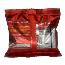 Load image into Gallery viewer, Mr. Simms Sweet Shoppe: Red Death Ultra Sour (100g) Imported From England
