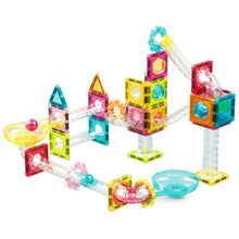Load image into Gallery viewer, 60 Piece Magnet Tiles Building Block Travel Size Toy Set
