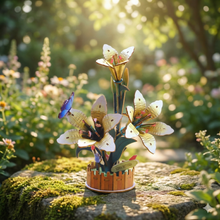 Load image into Gallery viewer, DIY Wooden Puzzle Kit - Lily Bloom Set
