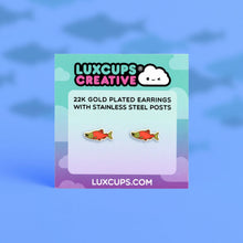 Load image into Gallery viewer, Salmon Earrings
