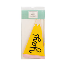 Load image into Gallery viewer, Occasions by Shakira - Yay Pencil Felt Pennant
