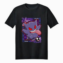 Load image into Gallery viewer, Pokemon Gengar Shadow Trick Adult Unisex T-Shirt: L
