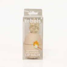Load image into Gallery viewer, Cream Pineapple Lip Balm Natural: Cream / Marshmallow / Clear Box PEGGABLE
