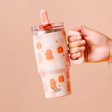 Load image into Gallery viewer, 20 oz Lifestyle Flip Straw Tumbler-Ghost Party
