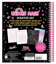 Load image into Gallery viewer, Unicorn Magic Scratch Art &amp; Stickers Activity Pad
