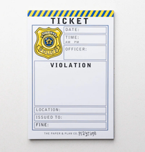 Load image into Gallery viewer, Playtime Pad® Police Ticket Violation
