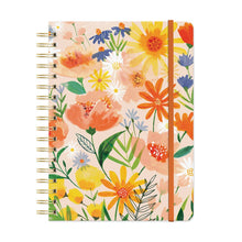 Load image into Gallery viewer, Bold Blossoms Undated Tri-Tab Planner
